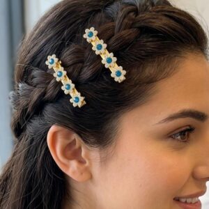 Danglora Sapphire Blue Rhinestone