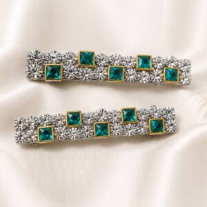 Elegant Gold Rhinestone Alligator Hair Clip for Women Non-Slip Strong Hold Barrette