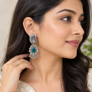 Elegant Peacock Earring